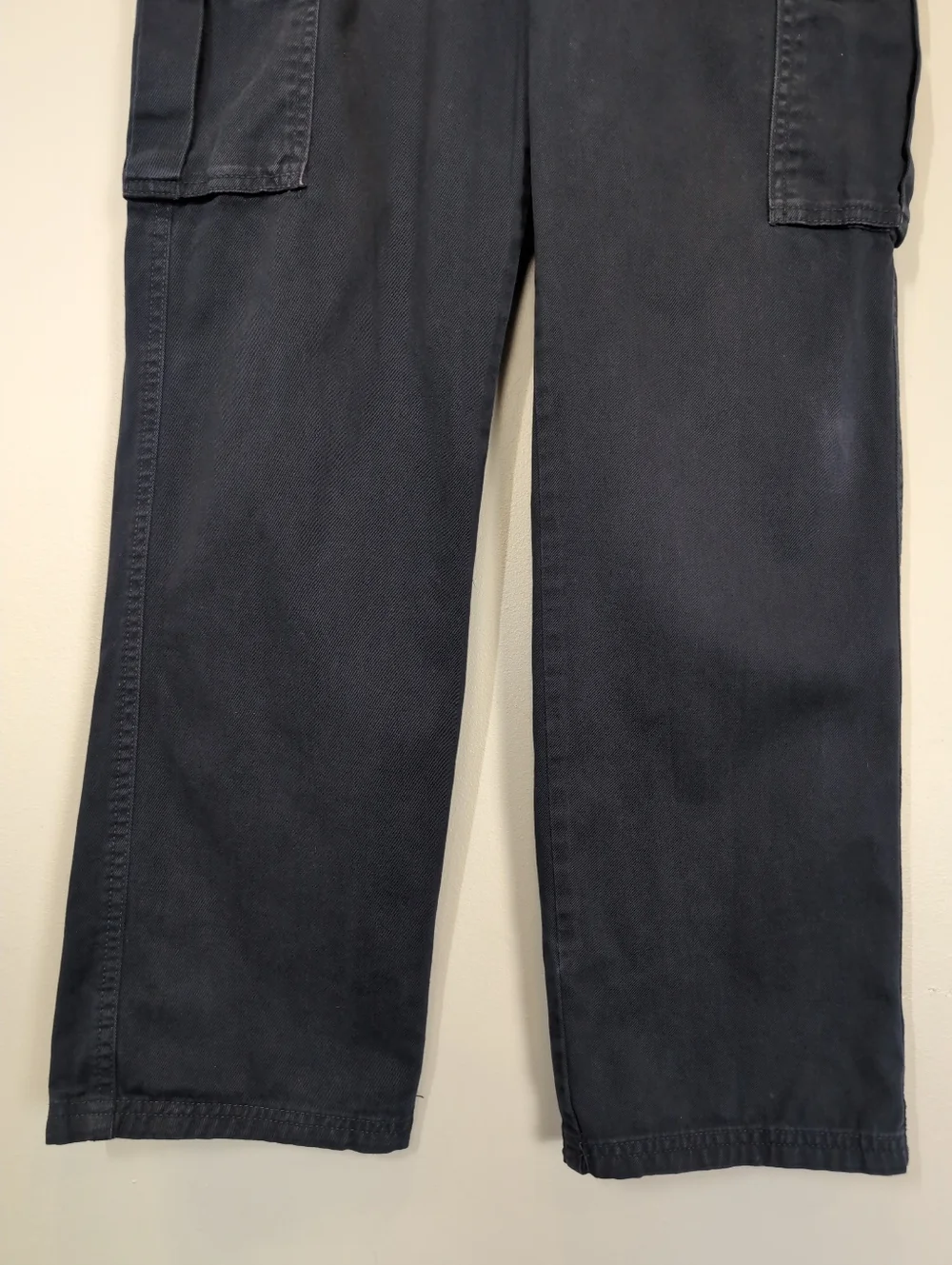 3/$20 Childrens Place Boys Navy Blue Cargo Pants Size 14 Adjustable Waist Cotton - Picture 3 of 10